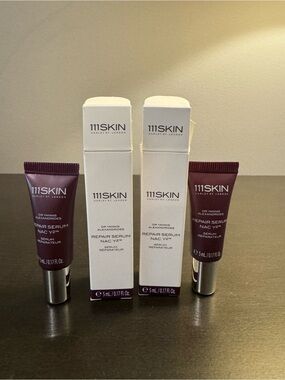 111Skin Repair Serum NAC Y2 .16 oz 5 ml Travel Size NIB X2